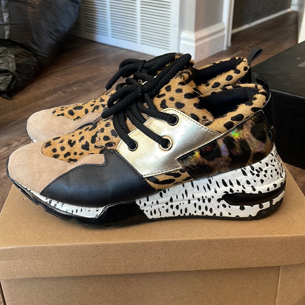 Steve Madden Leopard Sneakers